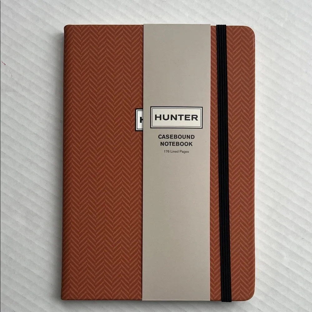 Hunter Brown Casebound Notebook with Black Elastic